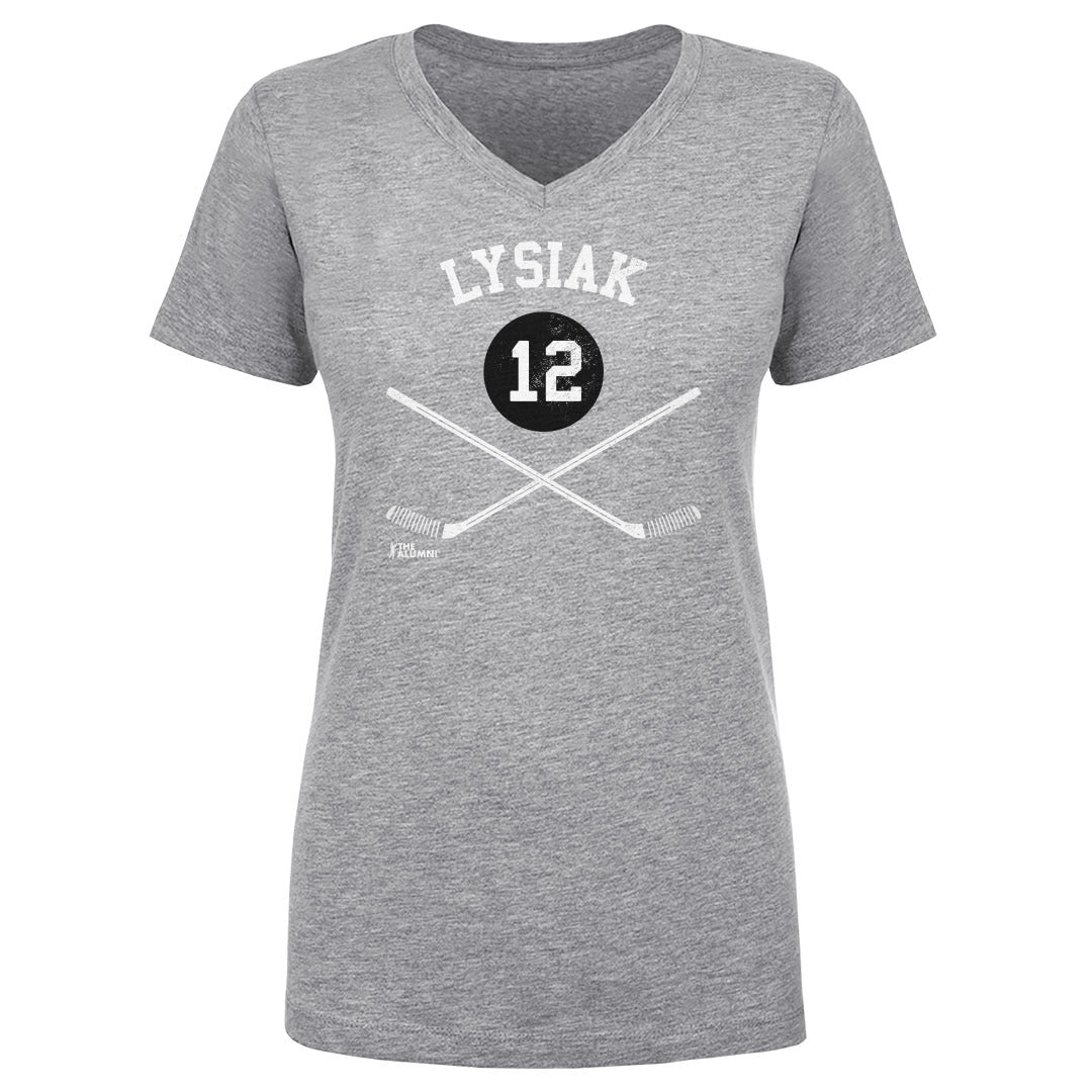 Tom Lysiak Women's V-Neck T-Shirt | 500 LEVEL
