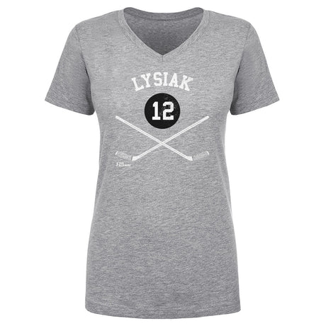 Tom Lysiak Women's V-Neck T-Shirt | 500 LEVEL