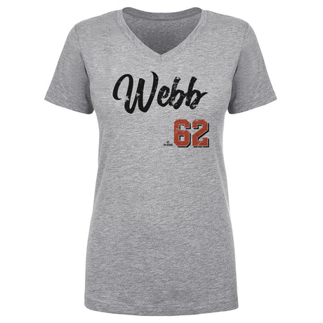 Logan Webb Women's V-Neck T-Shirt | 500 LEVEL