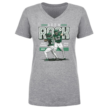 Miles Sanders Women's V-Neck T-Shirt | 500 LEVEL