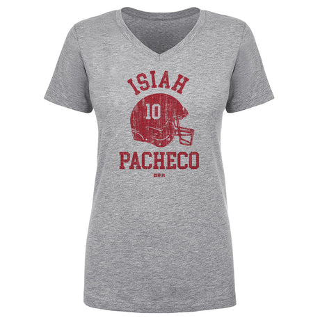 Isiah Pacheco Women's V-Neck T-Shirt | 500 LEVEL