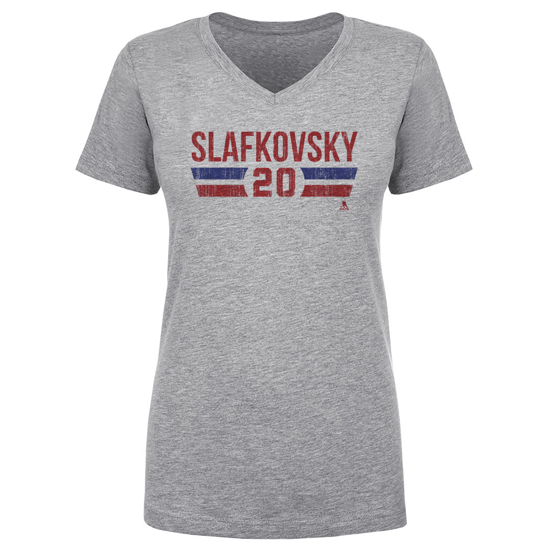 Juraj Slafkovsky Women&#39;s V-Neck T-Shirt | 500 LEVEL