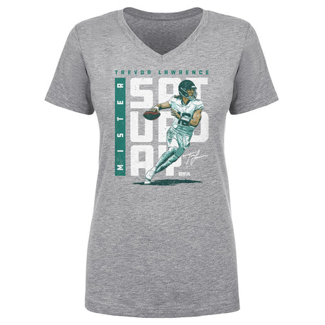 Trevor Lawrence Women's V-Neck T-Shirt | 500 LEVEL