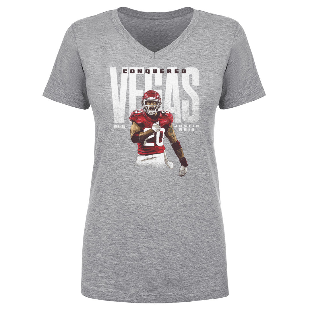 Justin Reid Women&#39;s V-Neck T-Shirt | 500 LEVEL