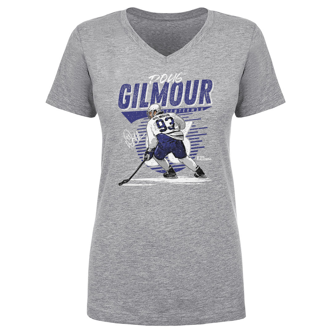 Doug Gilmour Women's V-Neck T-Shirt | 500 LEVEL