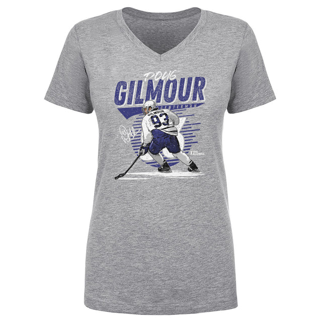 Doug Gilmour Women's V-Neck T-Shirt | 500 LEVEL