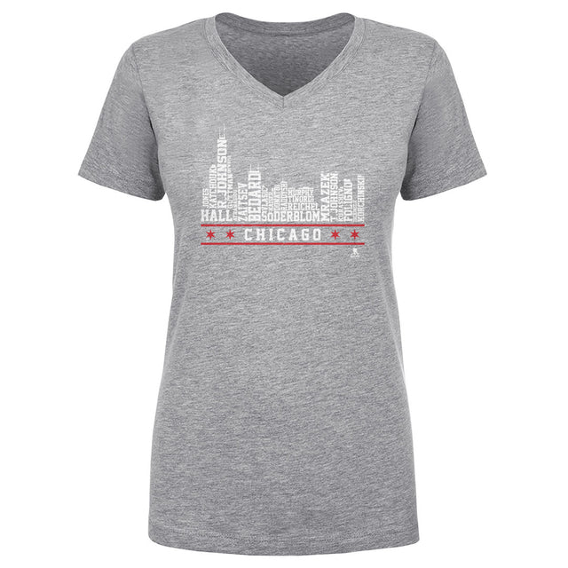 Chicago Women's V-Neck T-Shirt | 500 LEVEL
