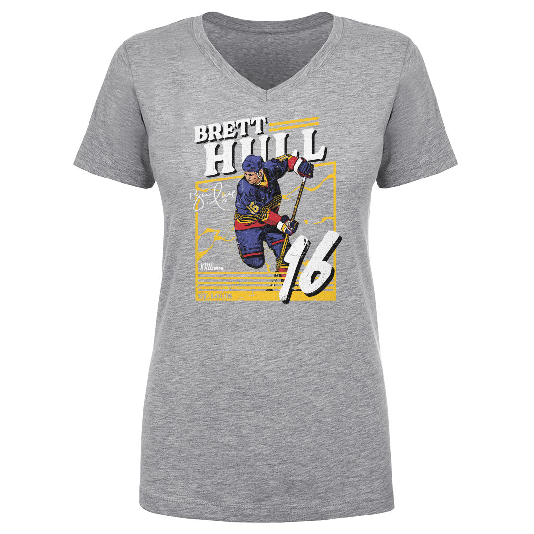 Brett Hull Women's V-Neck T-Shirt | 500 LEVEL