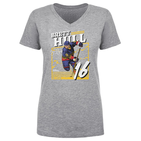 Brett Hull Women's V-Neck T-Shirt | 500 LEVEL
