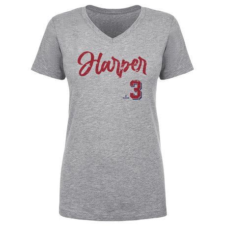 Bryce Harper Women's V-Neck T-Shirt | 500 LEVEL