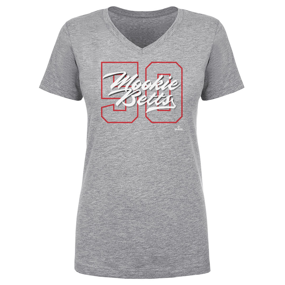 Mookie Betts Women's V-Neck T-Shirt | 500 LEVEL