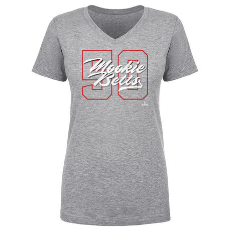 Mookie Betts Women's V-Neck T-Shirt | 500 LEVEL