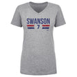 Dansby Swanson Women's V-Neck T-Shirt | 500 LEVEL