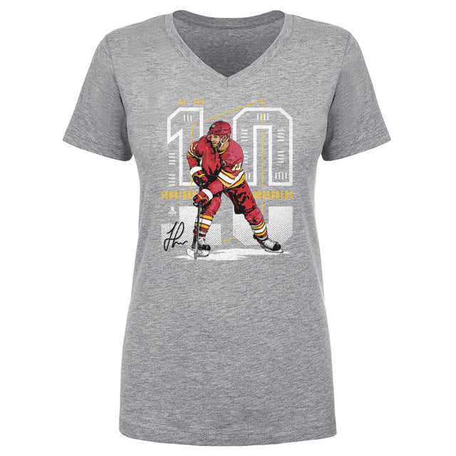 Jonathan Huberdeau Women's V-Neck T-Shirt | 500 LEVEL