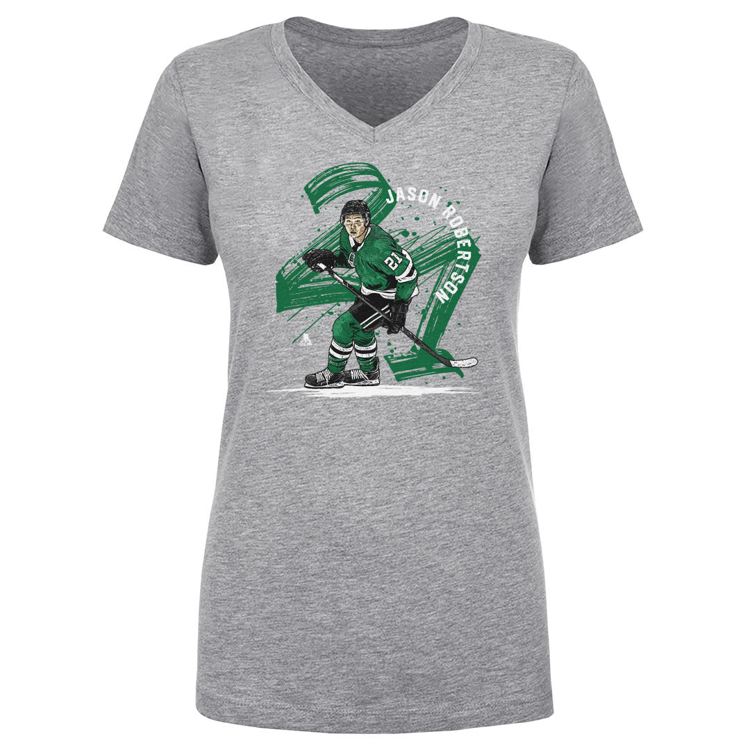 Jason Robertson Women's V-Neck T-Shirt | 500 LEVEL