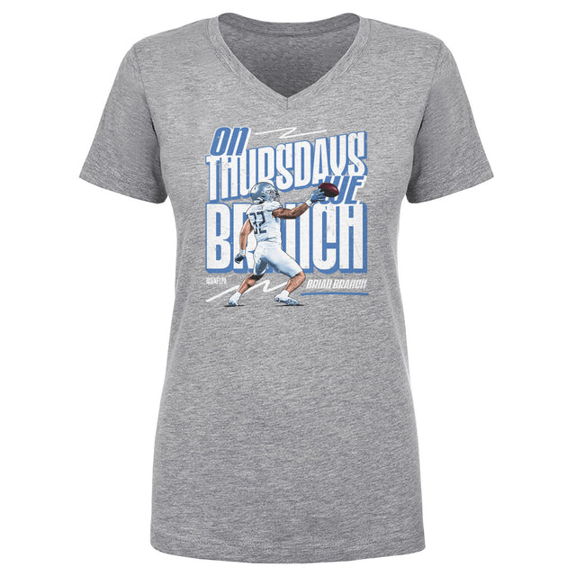 Brian Branch Women's V-Neck T-Shirt | 500 LEVEL