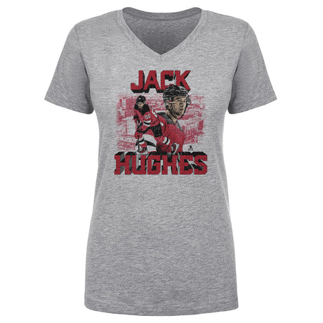 Jack Hughes Women's V-Neck T-Shirt | 500 LEVEL