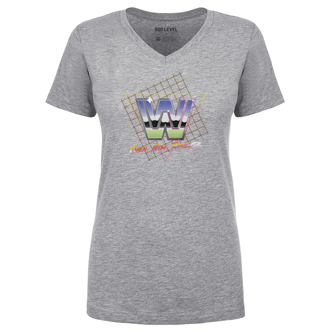 WWE Women's V-Neck T-Shirt | 500 LEVEL