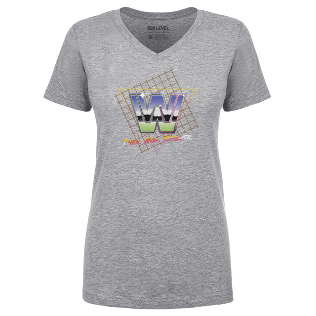 WWE Women's V-Neck T-Shirt | 500 LEVEL
