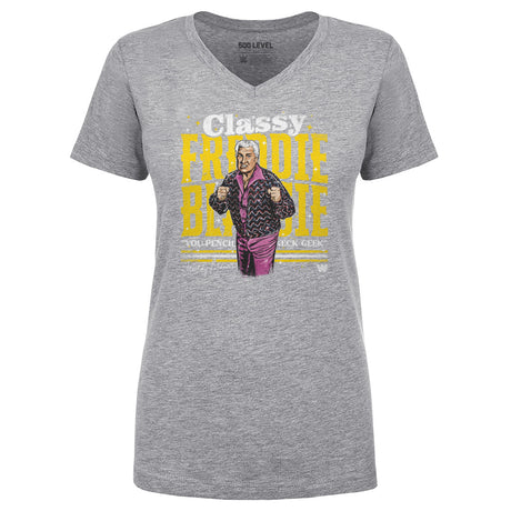 Freddie Blassie Women's V-Neck T-Shirt | 500 LEVEL