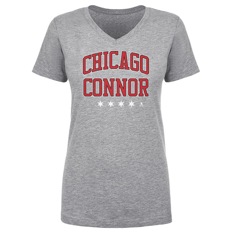 Connor Bedard Women's V-Neck T-Shirt | 500 LEVEL