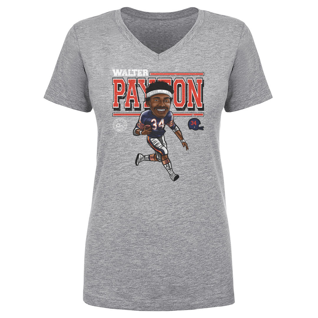 Walter Payton Women's V-Neck T-Shirt | 500 LEVEL