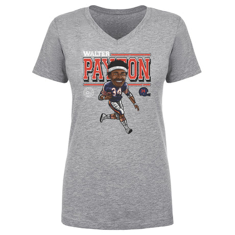 Walter Payton Women's V-Neck T-Shirt | 500 LEVEL