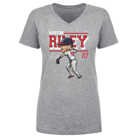 Austin Riley Women's V-Neck T-Shirt | 500 LEVEL
