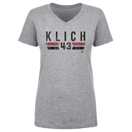 Mateusz Klich Women's V-Neck T-Shirt | 500 LEVEL