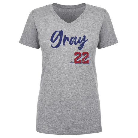 Jon Gray Women's V-Neck T-Shirt | 500 LEVEL