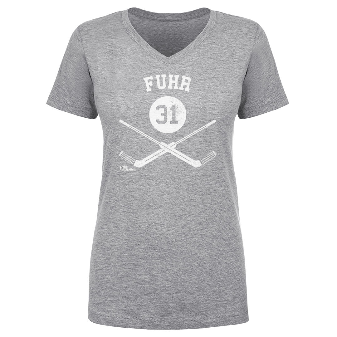 Grant Fuhr Women's V-Neck T-Shirt | 500 LEVEL