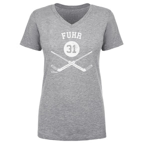Grant Fuhr Women's V-Neck T-Shirt | 500 LEVEL