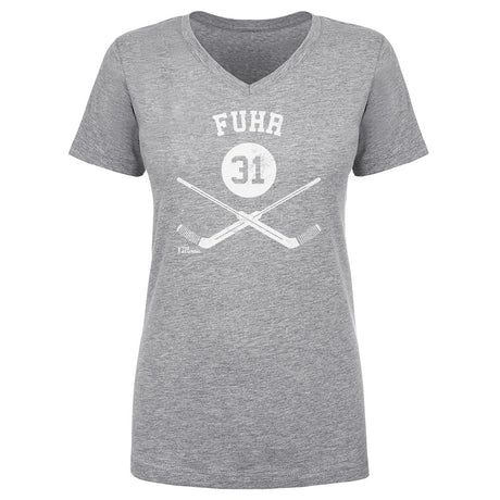 Grant Fuhr Women's V-Neck T-Shirt | 500 LEVEL