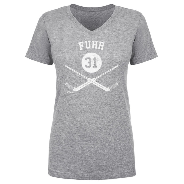 Grant Fuhr Women's V-Neck T-Shirt | 500 LEVEL