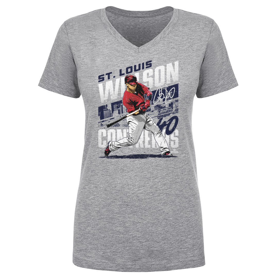 Willson Contreras Women's V-Neck T-Shirt | 500 LEVEL