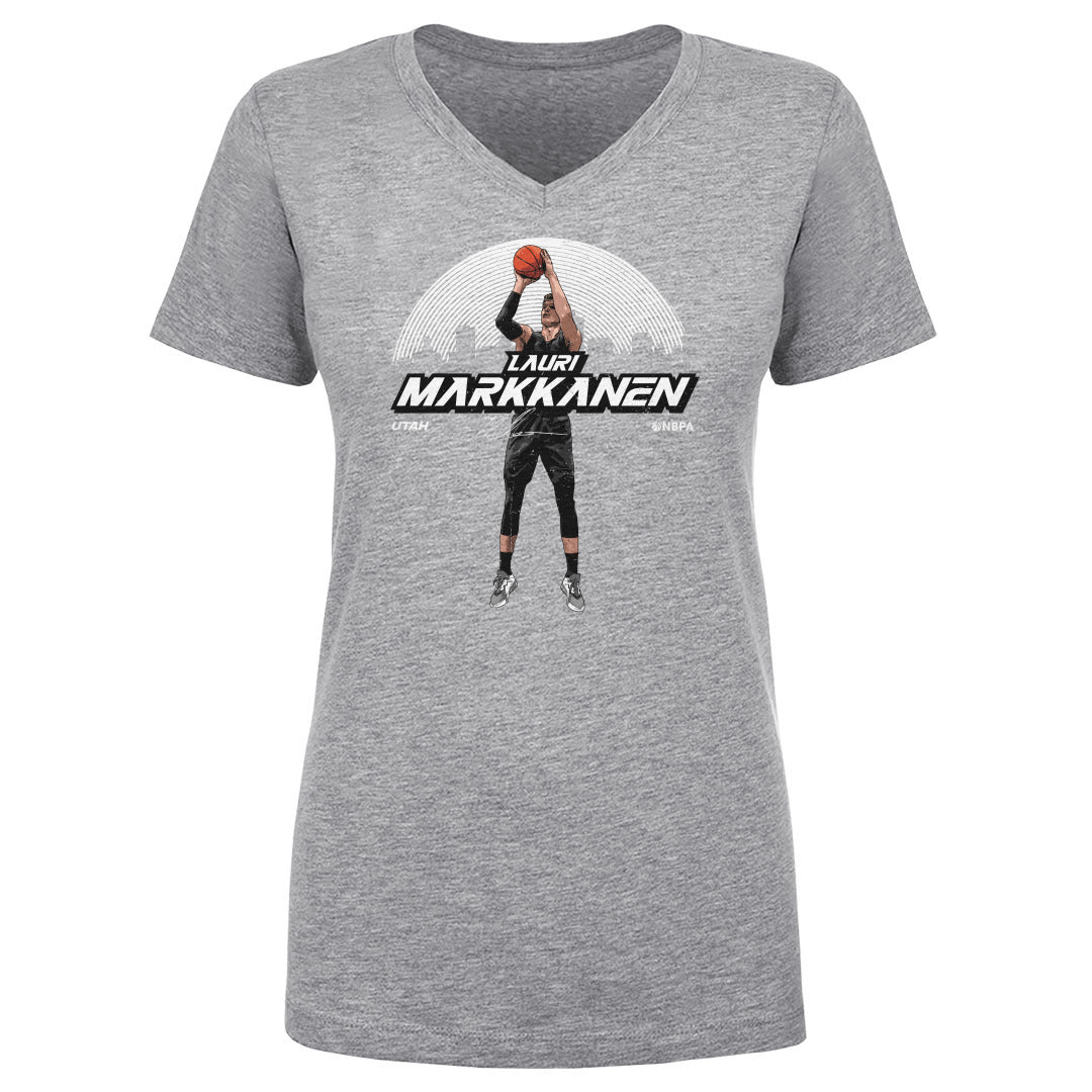Lauri Markkanen Women&#39;s V-Neck T-Shirt | 500 LEVEL