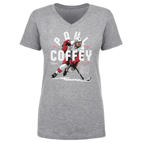 Paul Coffey Women's V-Neck T-Shirt | 500 LEVEL