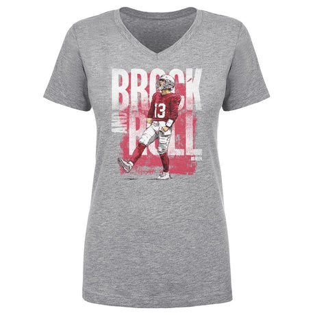 Brock Purdy Women's V-Neck T-Shirt | 500 LEVEL