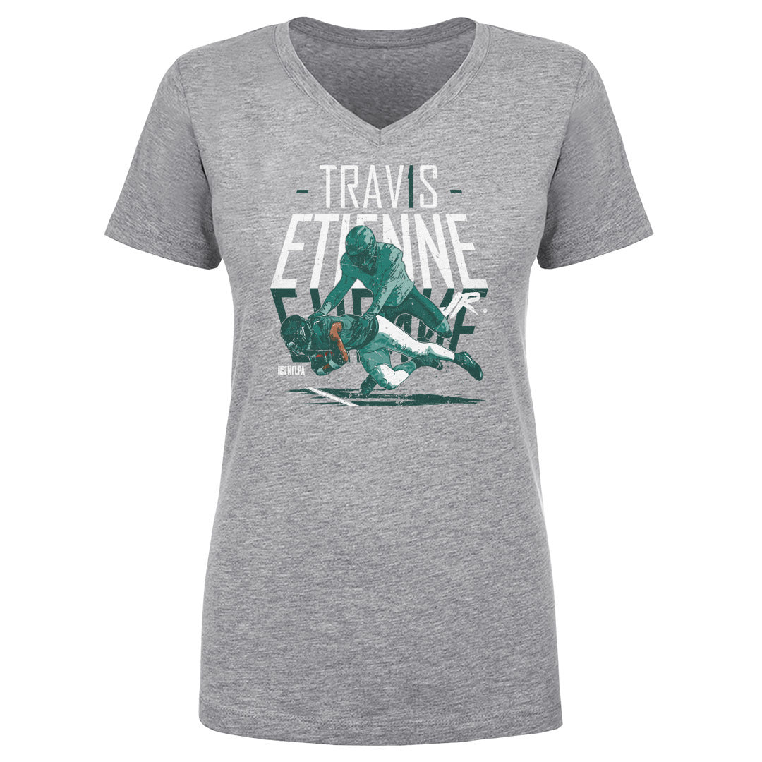 Travis Etienne Women&#39;s V-Neck T-Shirt | 500 LEVEL