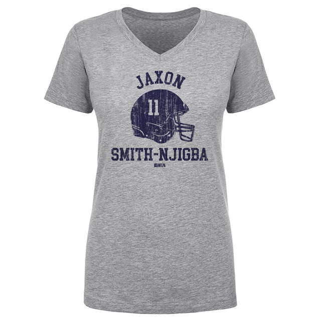 Jaxon Smith-Njigba Women's V-Neck T-Shirt | 500 LEVEL