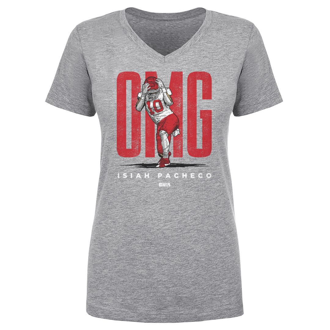 Isiah Pacheco Women's V-Neck T-Shirt | 500 LEVEL