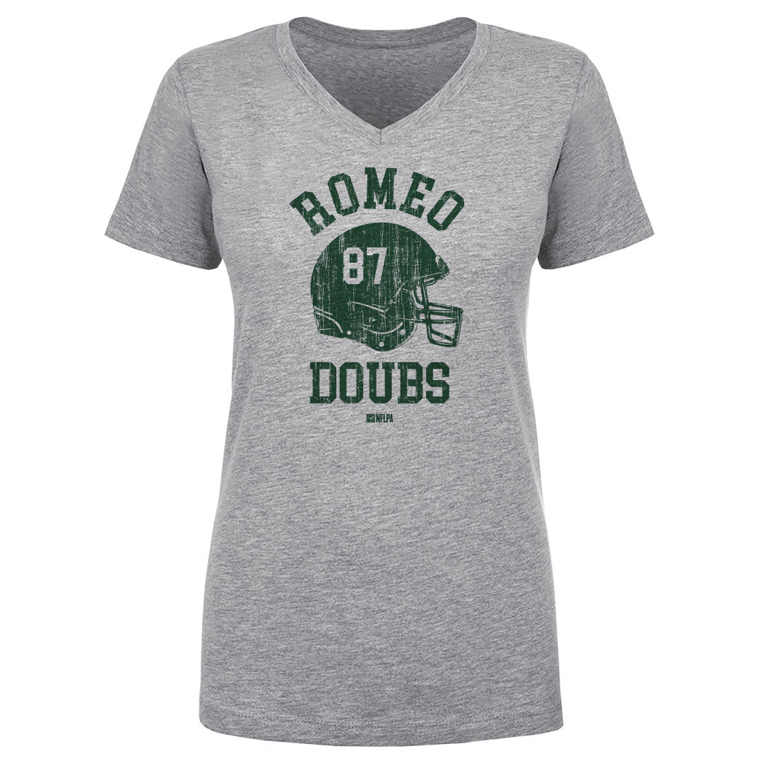 Romeo Doubs Women&#39;s V-Neck T-Shirt | 500 LEVEL