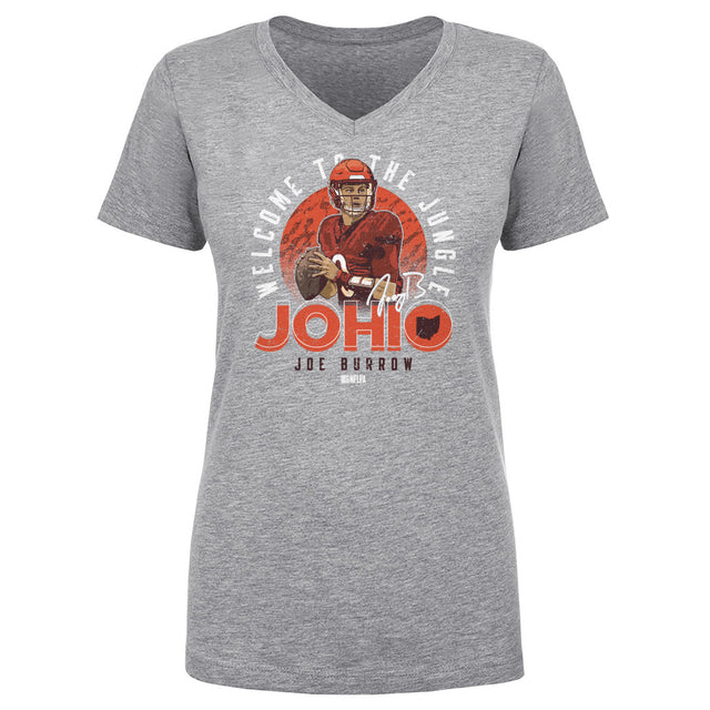 Joe Burrow Women's V-Neck T-Shirt | 500 LEVEL