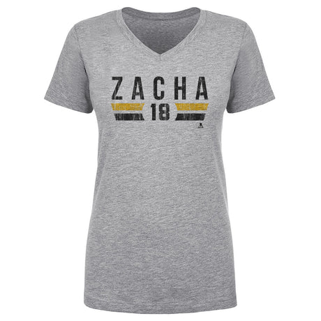 Pavel Zacha Women's V-Neck T-Shirt | 500 LEVEL
