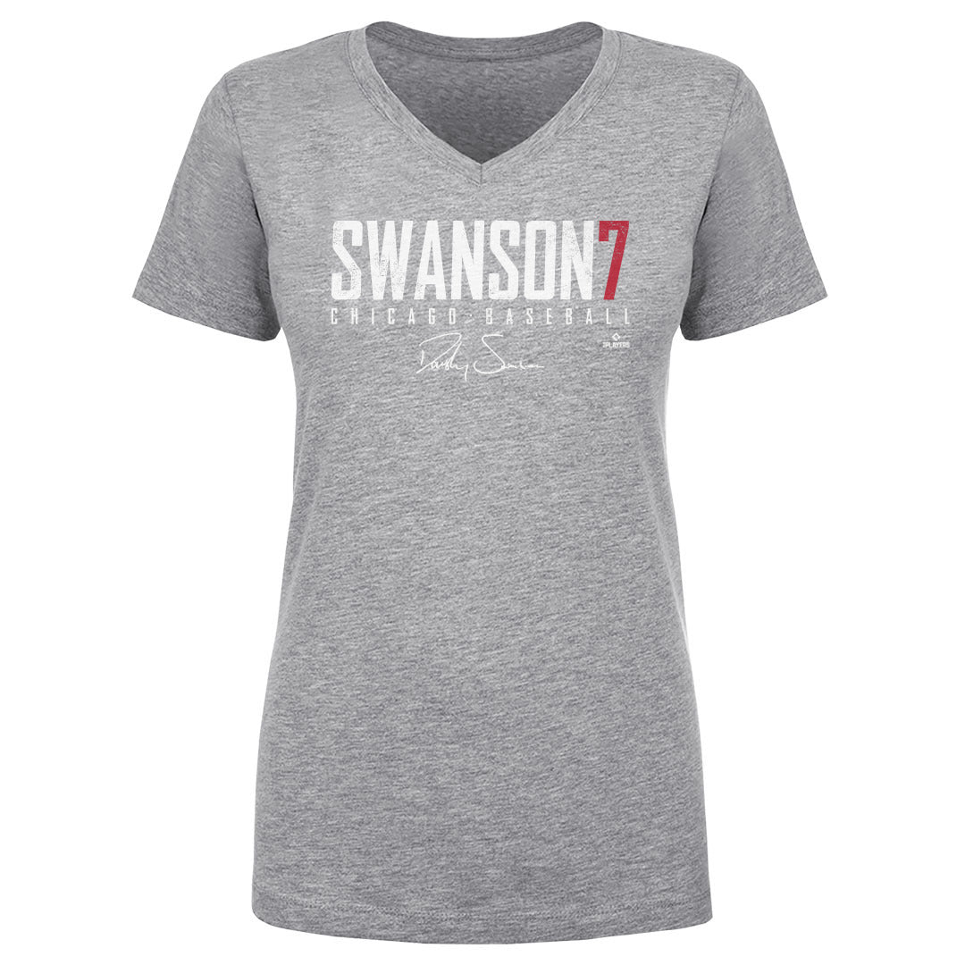 Dansby Swanson Women's V-Neck T-Shirt | 500 LEVEL