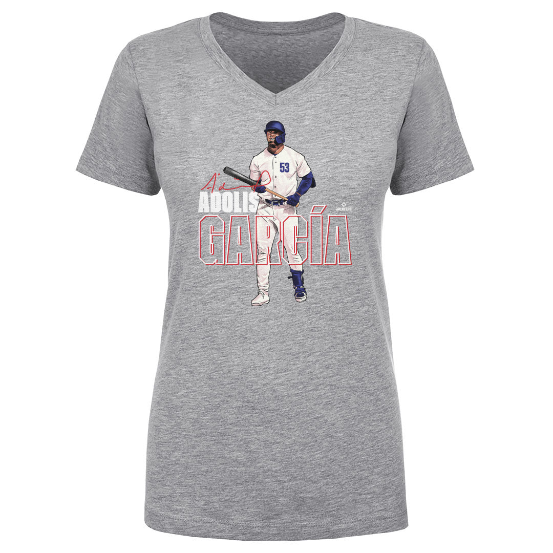 Adolis Garcia Women's V-Neck T-Shirt | 500 LEVEL