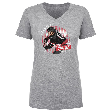 Tim Stutzle Women's V-Neck T-Shirt | 500 LEVEL