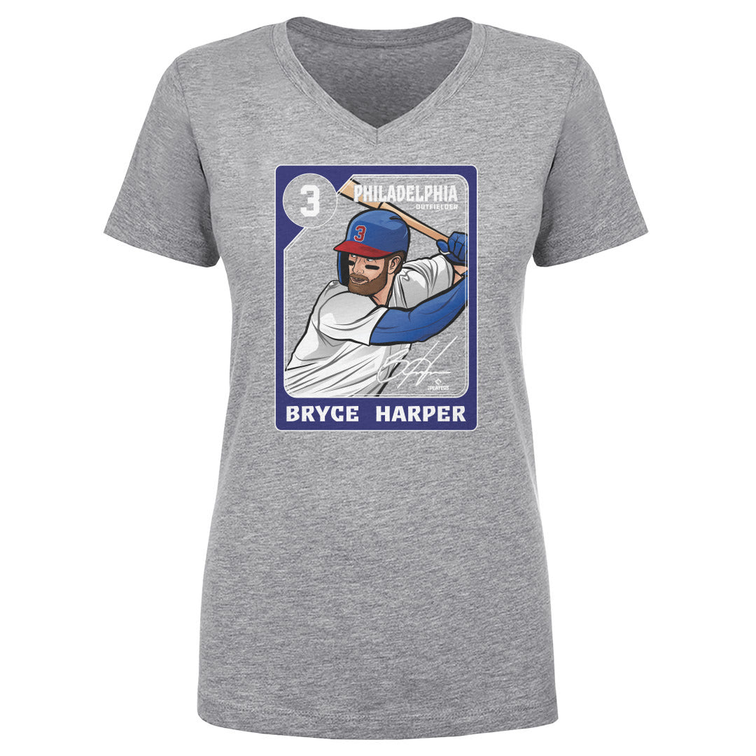 Bryce Harper Women's V-Neck T-Shirt | 500 LEVEL