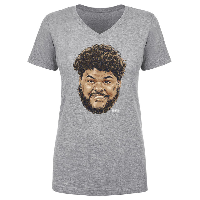 Darnell Wright Women's V-Neck T-Shirt | 500 LEVEL