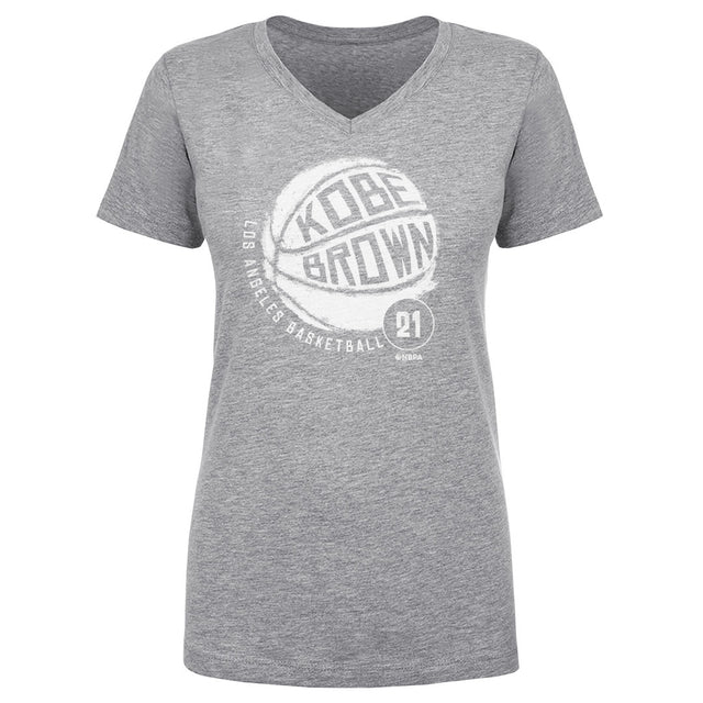 Kobe Brown Women's V-Neck T-Shirt | 500 LEVEL